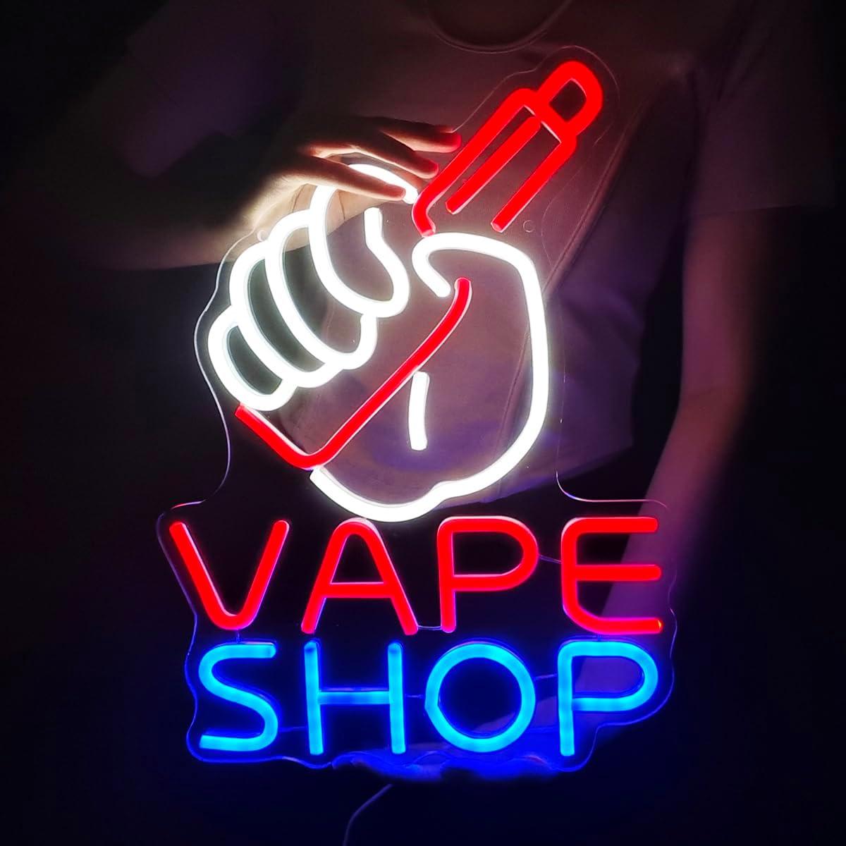 Vaping Shop - Неоновая вывеска для магазина электронных сигарет