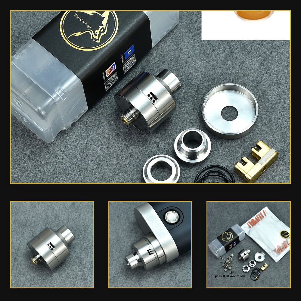 Атомайзер Wolfcoolvape Nisshok – обзор и цена Accessories For Vaping